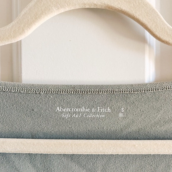 Abercrombie Green Square Neck Top - Picture 3 of 5